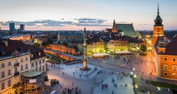 Rent a bus in Warsaw with driver photo city 1