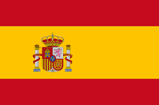 Rent a car with driver in Spain photo flag