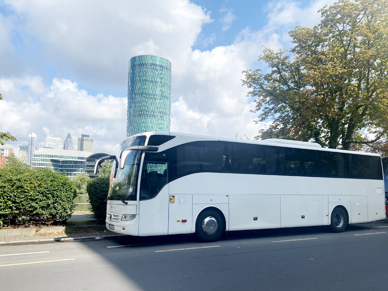 real corporate coach with driver