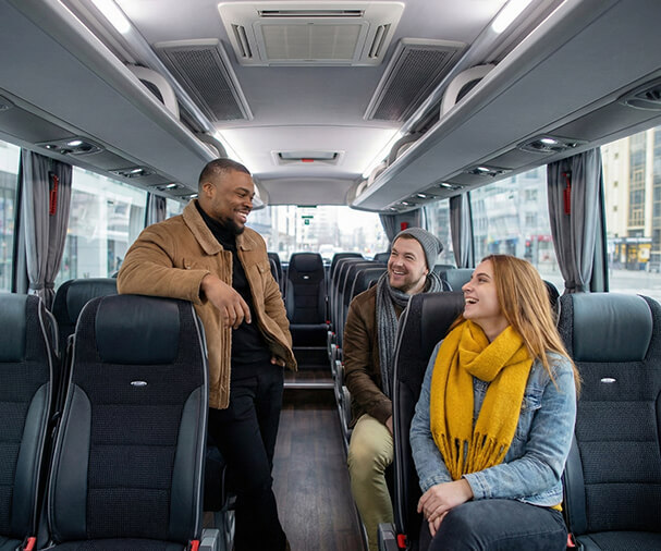 group of people inside bus