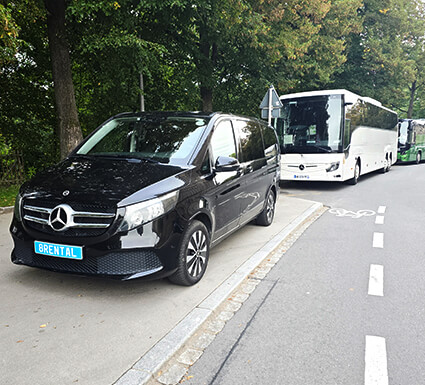fleet of coach and mini bus