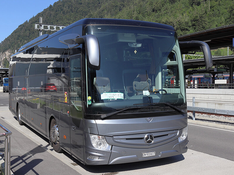 coach waiting group train station