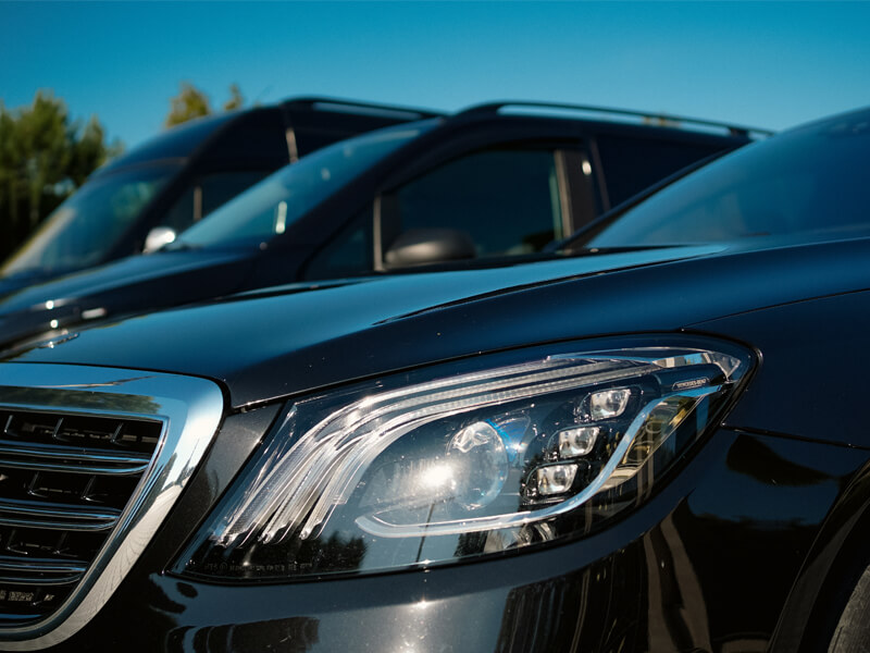 our car fleet for hire with driver