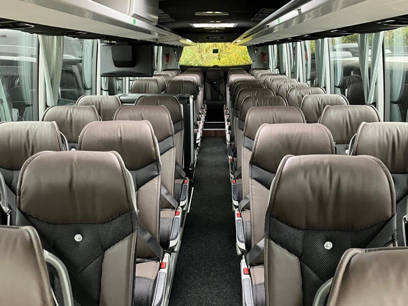 seats inside coach