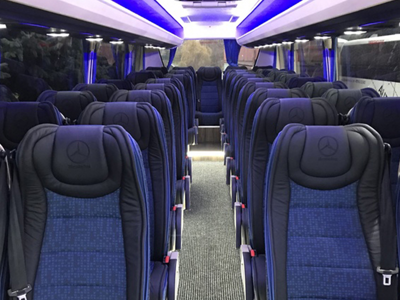 inside 8rental large minibus