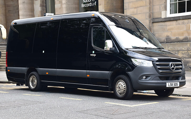 minibus hire on uk street