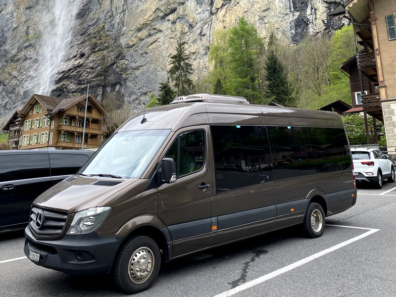 minibus hire switzerland with driver