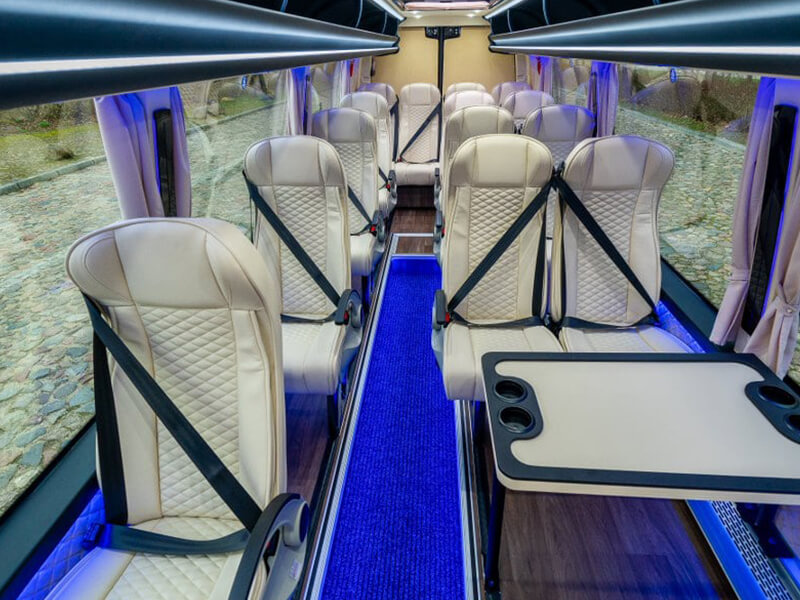 our real business minibus seats