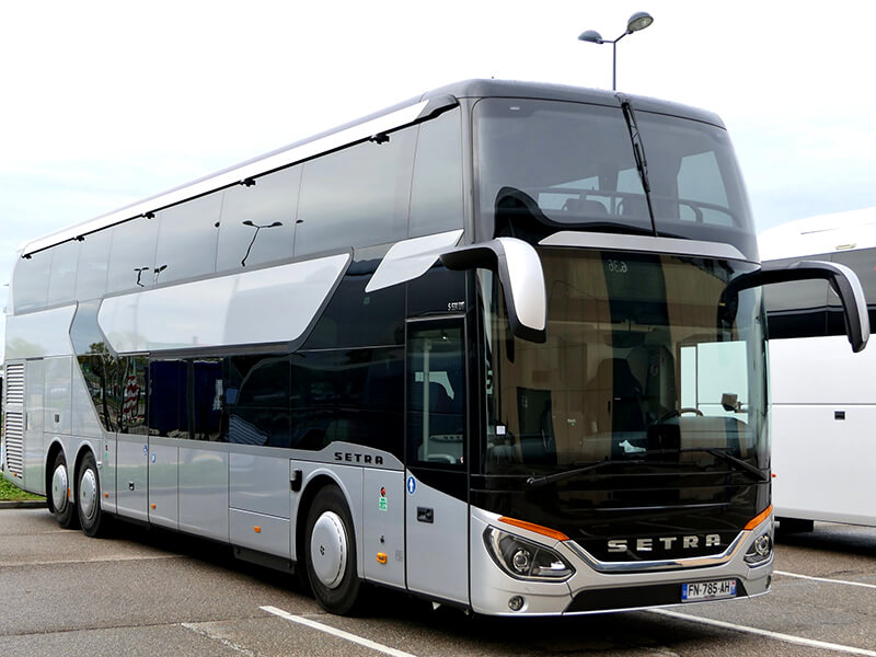 real french double decker coach