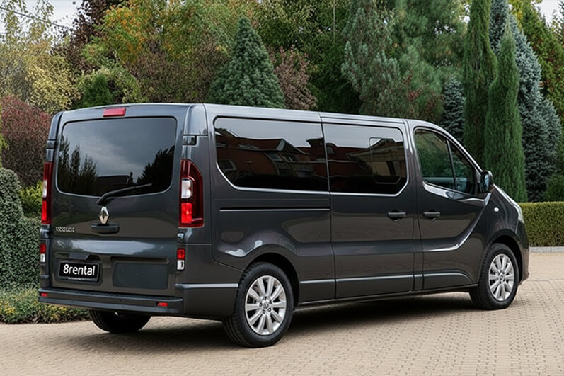 Renault Traffic 8 pax back