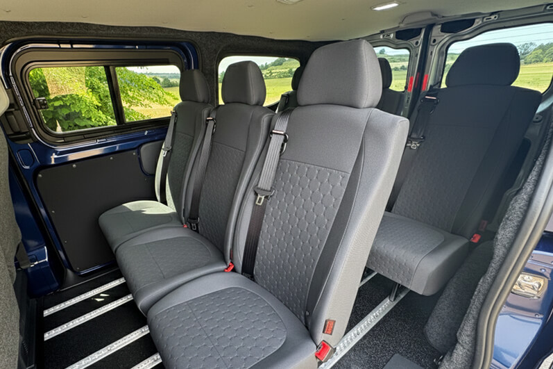 VW Transporter Multiliner 8 pax interior
